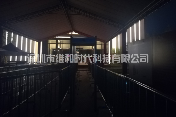 梅州国宝展采购维和时代厂家生产的SD-600型金属安检门保安全[图]
